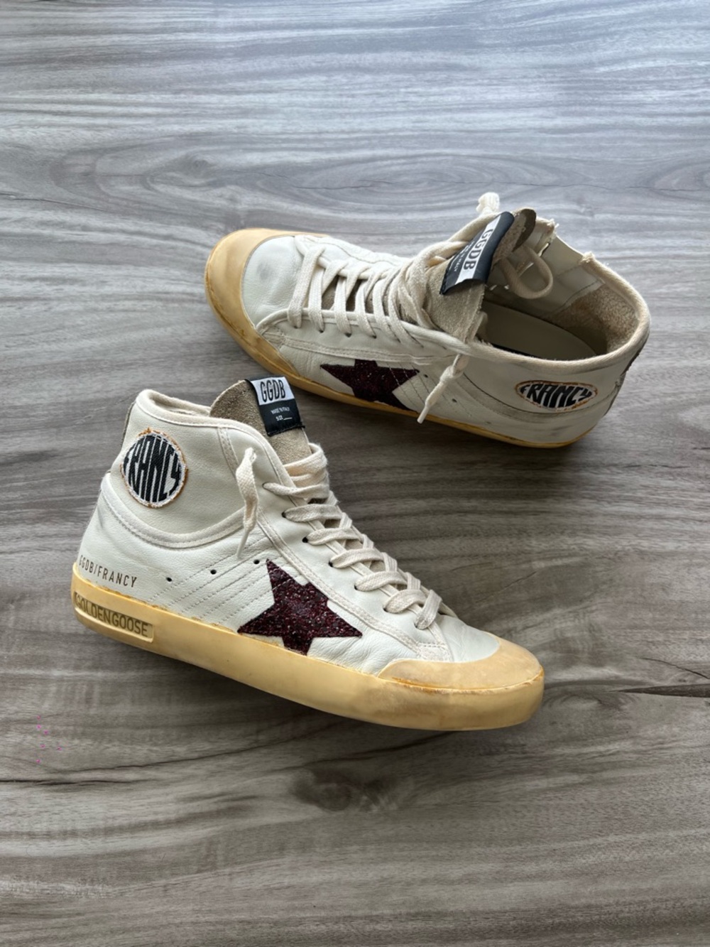 WORN ONCE Golden Goose Francy Penstar Sneaker Size 7.5 (EU 38) Women’s